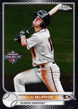 2022 Topps Pro Debut - Chrome #PDC-199 Collin Burns Front