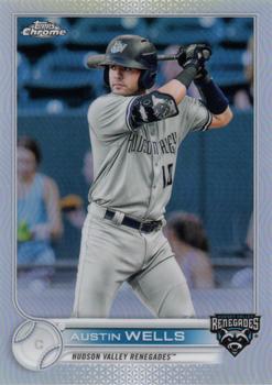 2022 Topps Pro Debut - Chrome Refractor #PDC-11 Austin Wells Front