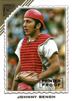 2022 Topps Gallery - Printer Proof #143 Johnny Bench Front