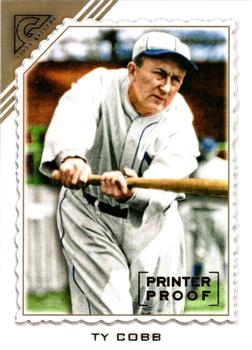 2022 Topps Gallery - Printer Proof #163 Ty Cobb Front