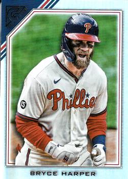2022 Topps Gallery - Rainbow Foil #1 Bryce Harper Front