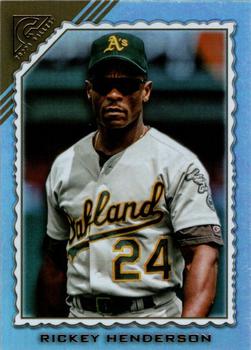 2022 Topps Gallery - Rainbow Foil #199 Rickey Henderson Front