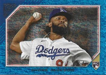 2022 Topps Gallery - Blue Pattern #130 Andre Jackson Front