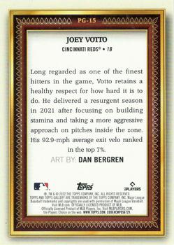 2022 Topps Gallery - Portrait Gallery #PG-15 Joey Votto Back