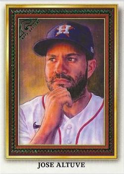 2022 Topps Gallery - Portrait Gallery Green #PG-12 Jose Altuve Front
