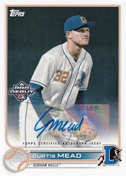 2022 Topps Pro Debut - Autographs #PD-57 Curtis Mead Front