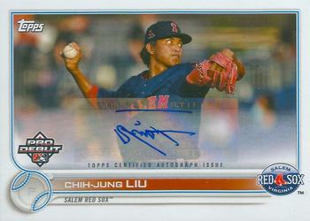 2022 Topps Pro Debut - Autographs #PD-89 Chih-Jung Liu Front