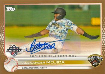 2022 Topps Pro Debut - Autographs Gold #PD-43 Alexander Mojica Front