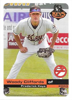 2003 Grandstand Frederick Keys SGA #NNO Woody Cliffords Front