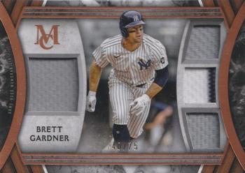 2022 Topps Museum Collection - Single-Player Primary Pieces Quad Relics Copper #SPPPQR-BG Brett Gardner Front