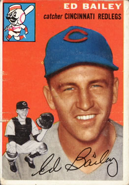 1954 Topps #184 Ed Bailey Front