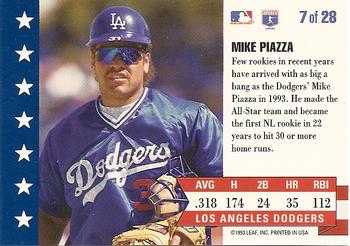 1994 Donruss - MVP #7 Mike Piazza Back