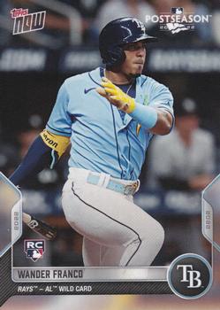 2022 Topps Now Postseason Tampa Bay Rays #PS81 Wander Franco Front
