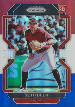 2022 Panini Prizm - Red/White/Blue Prizm #25 Seth Beer Front