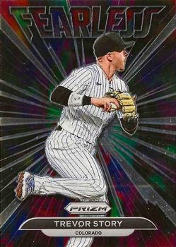 2022 Panini Prizm - Fearless #FL-19 Trevor Story Front