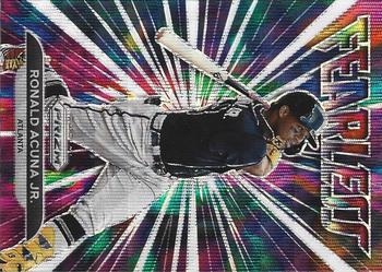 2022 Panini Prizm - Fearless White Wave Prizm #FL-4 Ronald Acuna Jr. Front