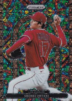2022 Panini Prizm - Stained Glass Bronze Donut Circles Prizm #SG-3 Shohei Ohtani Front