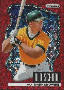 2022 Panini Prizm - Old School Red Donut Circles Prizm #OS-7 Mark McGwire Front