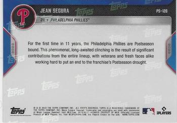 2022 Topps Now Postseason - Philadelphia Phillies #PS-120 Jean Segura Back
