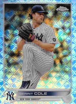 2022 Topps Chrome Logofractor Edition #69 Gerrit Cole Front