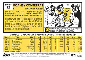 2022 Topps Archives - Silver #82 Roansy Contreras Back
