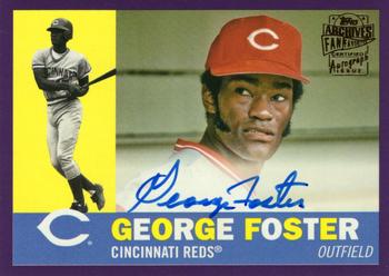 2022 Topps Archives - Fan Favorites Autographs Purple #60FF-GF George Foster Front