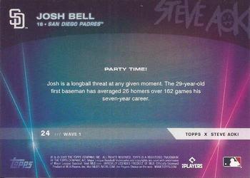 2022 Topps x Steve Aoki's Baseball Party #24 Josh Bell Back