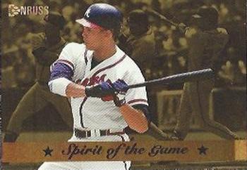 1994 Donruss - Spirit of the Game #8 David Justice  Front