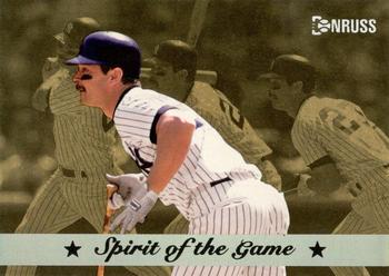 1994 Donruss - Spirit of the Game #9 Don Mattingly Front