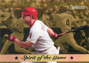 1994 Donruss - Spirit of the Game #10 Lenny Dykstra Front