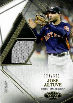 2022 Topps Tier One - Tier One Relics Design B #T1R1-JAL Jose Altuve Front