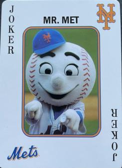 2011 New York Mets Playing Cards #JOKER Mr. Met Front