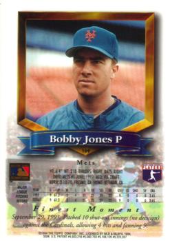 1994 Finest #109 Bobby Jones Back