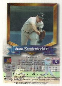1994 Finest #60 Scott Kamieniecki Back