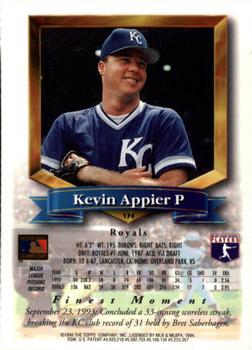 1994 Finest #174 Kevin Appier Back