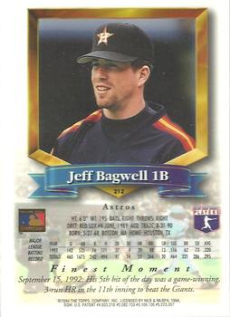 1994 Finest #212 Jeff Bagwell Back