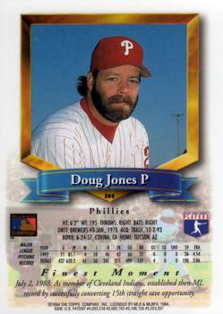 1994 Finest #380 Doug Jones Back