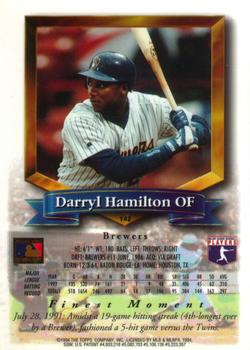 1994 Finest #142 Darryl Hamilton Back