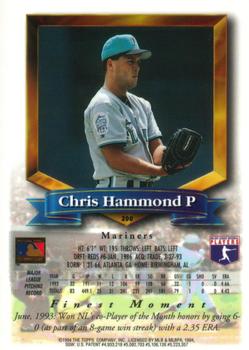 1994 Finest #200 Chris Hammond Back