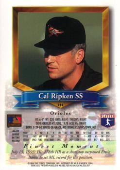 1994 Finest #235 Cal Ripken Back