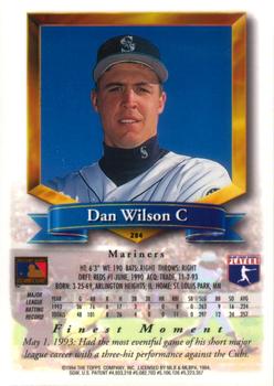 1994 Finest #284 Dan Wilson Back