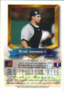 1994 Finest #29 Brad Ausmus Back