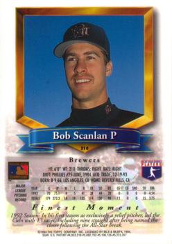 1994 Finest #310 Bob Scanlan Back