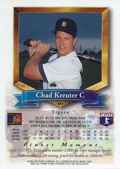 1994 Finest #388 Chad Kreuter Back