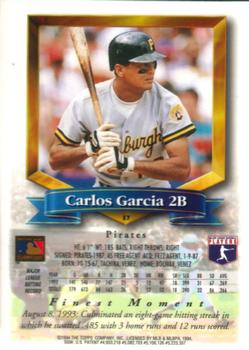 1994 Finest #57 Carlos Garcia Back