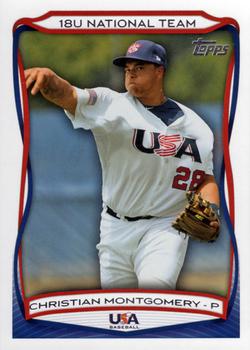 2010 Topps USA Baseball #USA-11 Christian Montgomery  Front