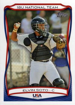 2010 Topps USA Baseball #USA-16 Elvin Soto  Front