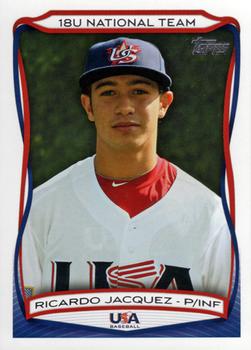 2010 Topps USA Baseball #USA-21 Ricardo Jacquez  Front