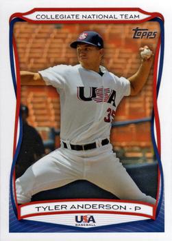 2010 Topps USA Baseball #USA-22 Tyler Anderson  Front