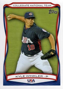 2010 Topps USA Baseball #USA-42 Kyle Winkler  Front